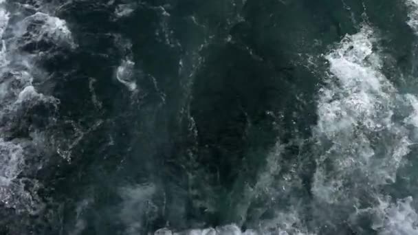 Mořské vody vlny — Stock video