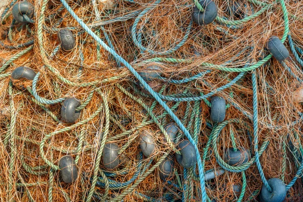 Líneas de pesca de red de pesca — Foto de Stock