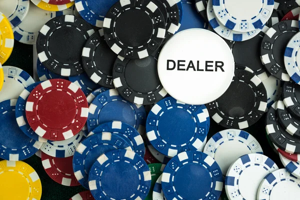 Żetony hazardowe — Zdjęcie stockowe
