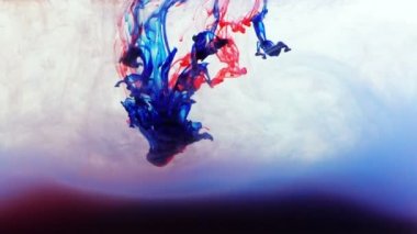 Sanat mürekkep sıvı boya Splash sualtı içinde