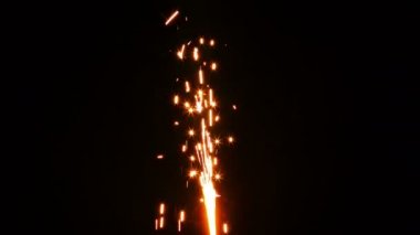 Fireworks uygulamasından ışık kıvılcım alev