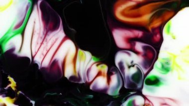 Soyut renkli boya mürekkep sıvı patlayabilir Difüzyon Psychedelic patlama hareketi