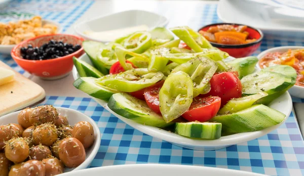 맛 있는 터키식 아침 개념 — 스톡 사진