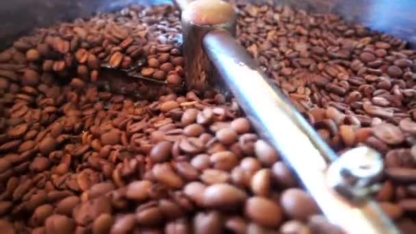 Máquina de café torrado — Vídeo de Stock