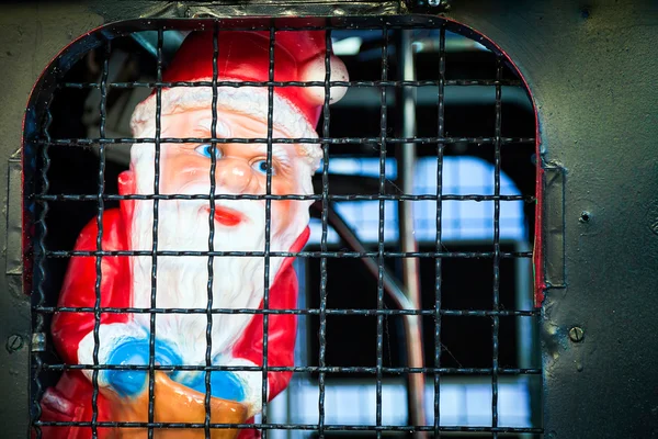 Santa Claus in Jail — Stock Photo, Image