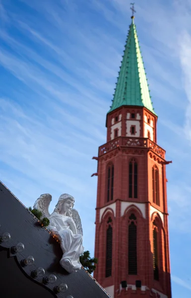 Melek ve kilise — Stok fotoğraf