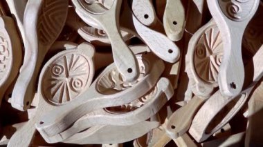 El yapımı Sanat Tahta Kaşığı