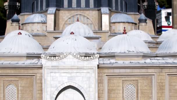 Mezquita Religiosa Islámica Lugar Adoración — Vídeo de stock