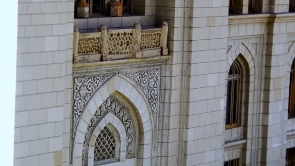 Mezquita Religiosa Islámica Lugar Adoración — Vídeo de stock
