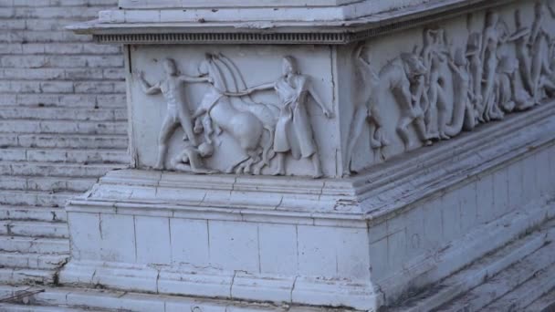 Zeusz Oltár Izmir Pulykában — Stock videók