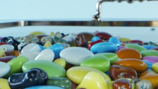 Sweet Delicious Colorful Candies — Stock Video
