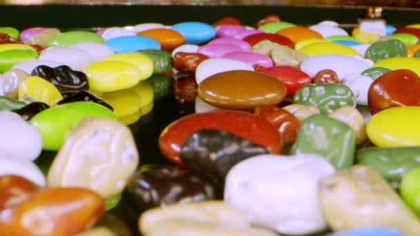 Dulce Bomboane Delicioase Colorate — Videoclip de stoc