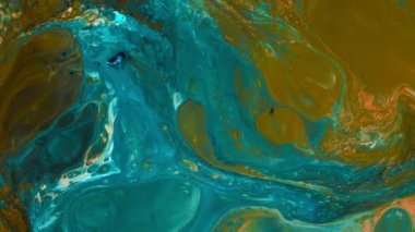 Soyut Renkli Mürekkep Yayma Sanatı 