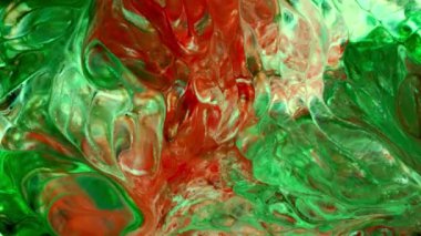 Soyut Renkli Mürekkep Yayma Sanatı 