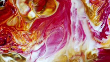  Soyut Renkli Mürekkep Yayma Sanatı 