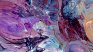  Soyut Renkli Mürekkep Yayma Sanatı 