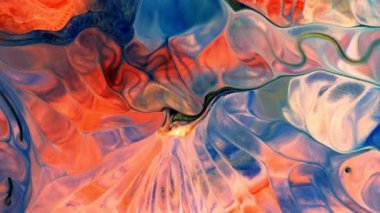  Soyut Renkli Mürekkep Yayma Sanatı 