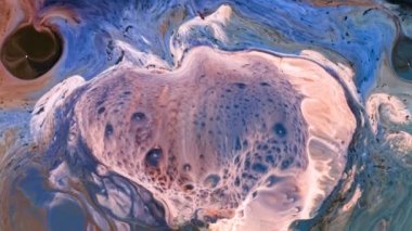  Soyut Renkli Mürekkep Yayma Sanatı 