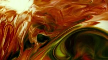 Soyut Renkli Mürekkep Yayma Sanatı