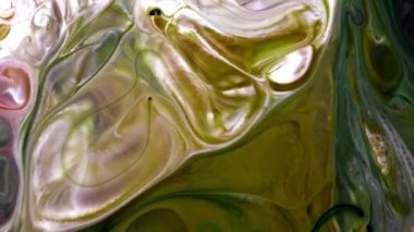 Soyut Renkli Mürekkep Yayma Sanatı