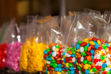 Şeker Dükkanındaki Lezzetli ve Tatlı Türk Lokumu