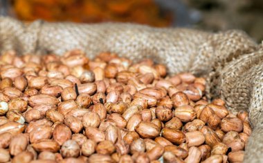 Sağlıklı ve lezzetli Tuzlu Fıstık Yakın plan