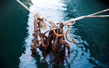 İp Çizgilerinin Soyut Bağlantısı Yakından Fotoğraf