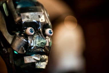 Dış Detaylı Yüksek Teknolojik Robot Mankeni Görünümü 