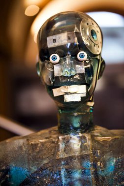 Dış Detaylı Yüksek Teknolojik Robot Mankeni Görünümü 