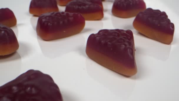 Sweet Delicious Sugarly Candies — Stock Video
