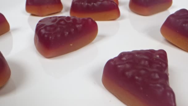 Sweet Delicious Sugarly Candies — Stock Video