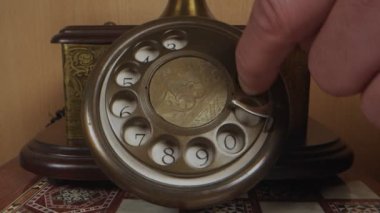 Eski Teknoloji İletişim Aygıtı Vintage Telefon 