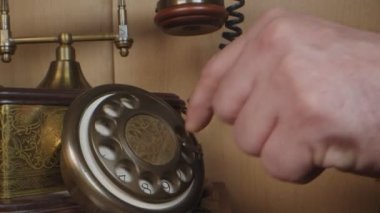 Eski Teknoloji İletişim Aygıtı Vintage Telefon 