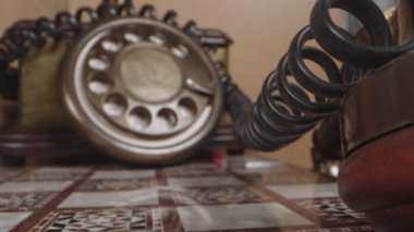 Eski Teknoloji İletişim Aygıtı Vintage Telefon 