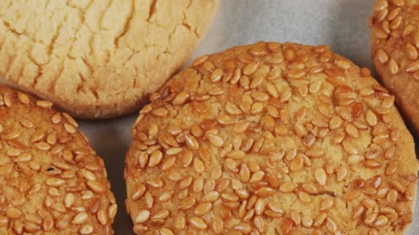 Galletas Deliciosas Dulces — Vídeos de Stock