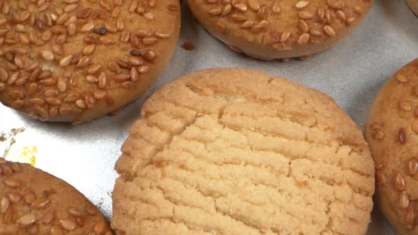 Galletas Deliciosas Dulces — Vídeo de stock