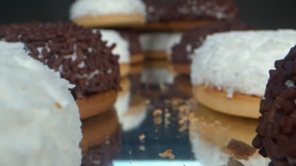 Gâteau Éponge Avec Morceaux Chocolat — Video