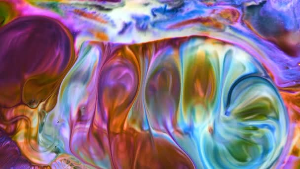 Difusión Abstracta Pintura Agua Explotar Arte Está Hecho Con Pintura — Vídeos de Stock