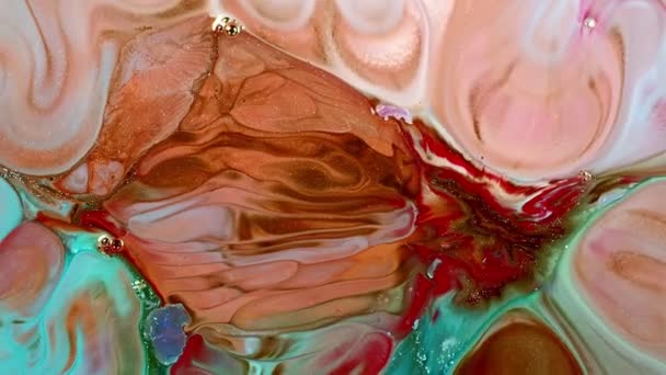 Difusión Abstracta Pintura Agua Explotar Arte Está Hecho Con Pintura — Vídeos de Stock