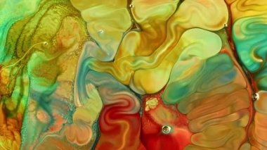 Soyut Su Boyası Difüzyon Patlama Sanatı. Organik suluboya boya, süt ve sabundan yapılmış. Süt ve sabun arasında kimyasal bir reaksiyon. Sanatsal mürekkep karışımı ve renkli sürrealist şekiller..