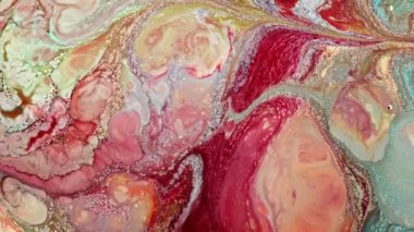 Soyut Su Boyası Difüzyon Patlama Sanatı. Organik suluboya boya, süt ve sabundan yapılmış. Süt ve sabun arasında kimyasal bir reaksiyon. Sanatsal mürekkep karışımı ve renkli sürrealist şekiller..