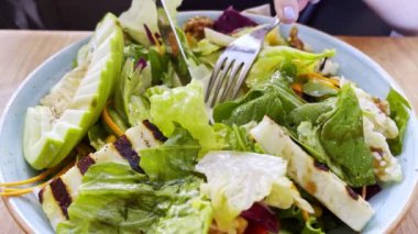 Taze ve lezzetli sebze Sağlıklı Organik Salata