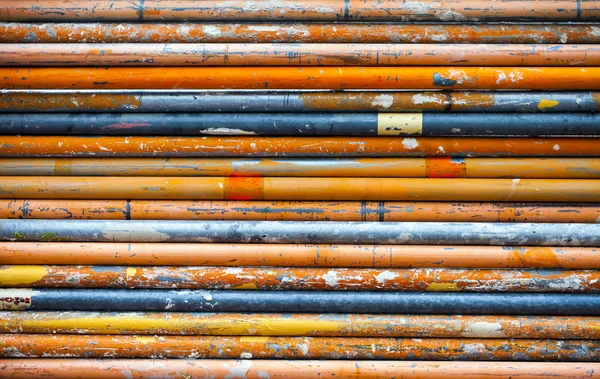 Tubos de metal oxidado — Foto de Stock