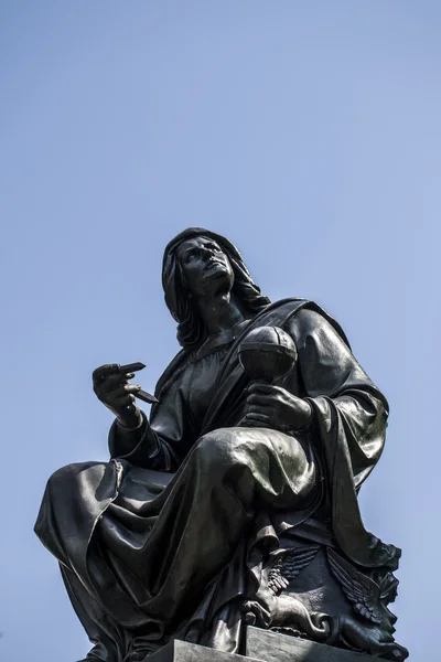 The Frankfurt Johannes Gutenberg Statue — Stock Photo, Image