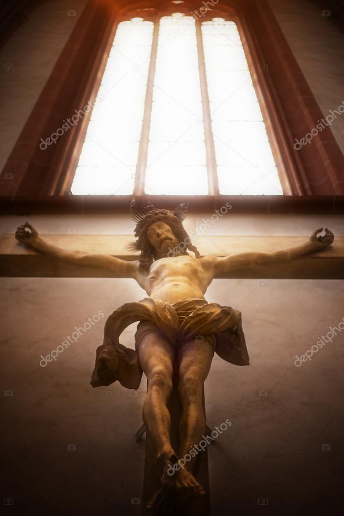 Jesus Statue in Church