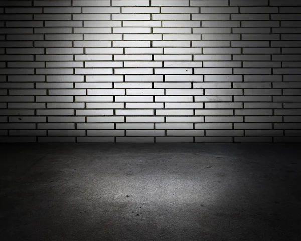 レンガの壁のアーバン インテリア ステージ — ストック写真