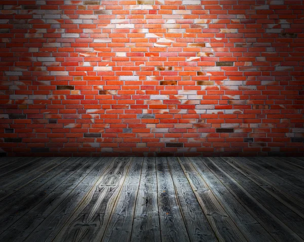 Mattone muro urbano Interior Stage — Foto Stock
