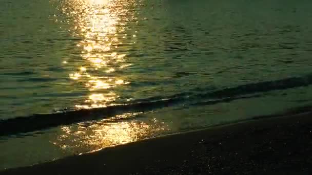 Luce del sole sul mare Acqua — Video Stock