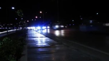 gece trafik