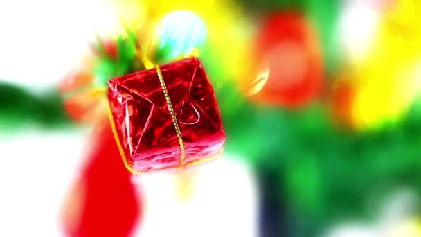 Decorazione di Natale Capodanno — Video Stock